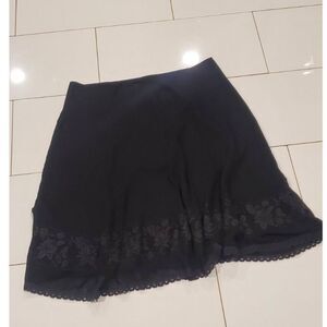JONES NEW YORK FORMAL SKIRT BLACK RAYON/WOOL SIZE 20W